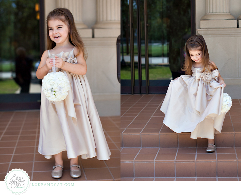 gold sparkly flowergirl shoes