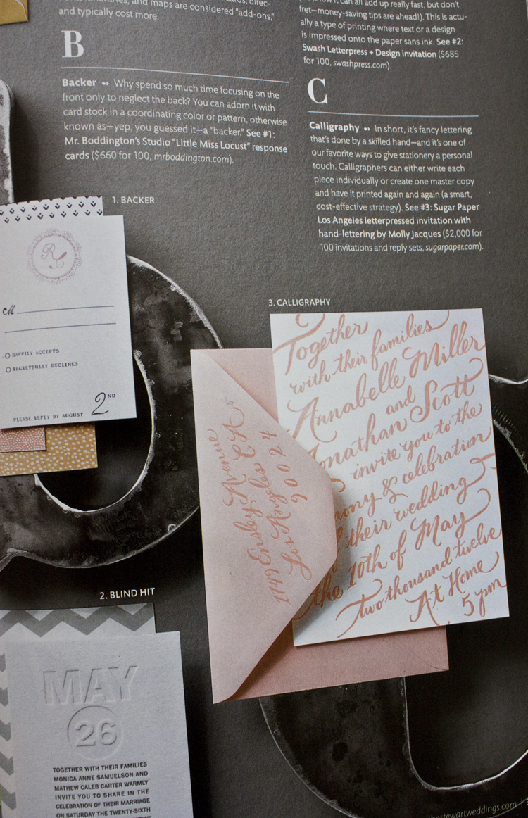 These Hand-Lettered Wedding Envelopes Will Give You Calligraphy